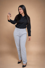 Black Antiwrinkle Shirt